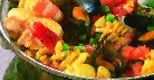Paella z owocami morza