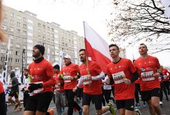 11 listopada. Rekordowy Bieg Niepodległości w Warszawie. Organizatorzy: tylu biegaczy jeszcze na trasie nie było