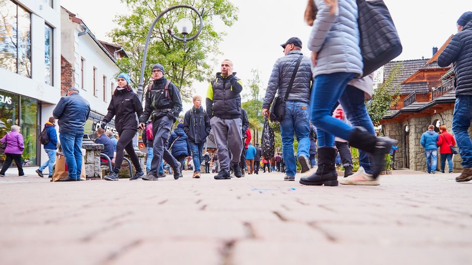 Krupówki to najpopularniejszy deptak w Polsce