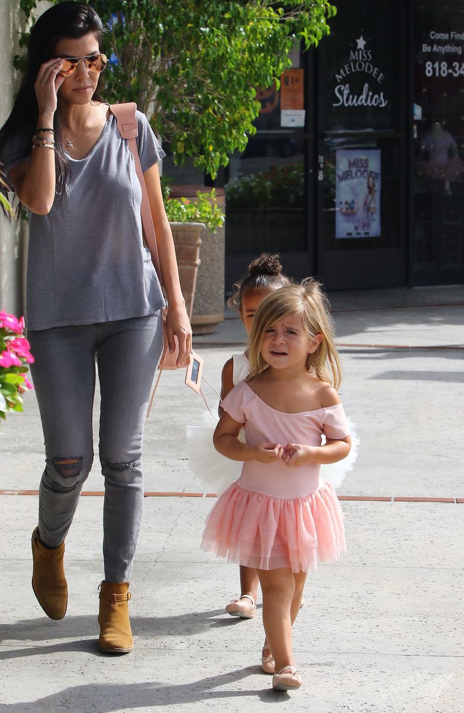 Penelope córka Kourtney Kardashian oraz North West , córka Kim Kardashian
Fot. paparazzi