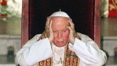 Jan Paweł II podczas mszy