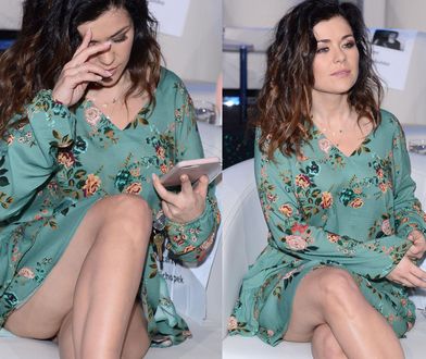 Gdy usiadła, przestała się pilnować. Kasia Cichopek zalicza wpadkę