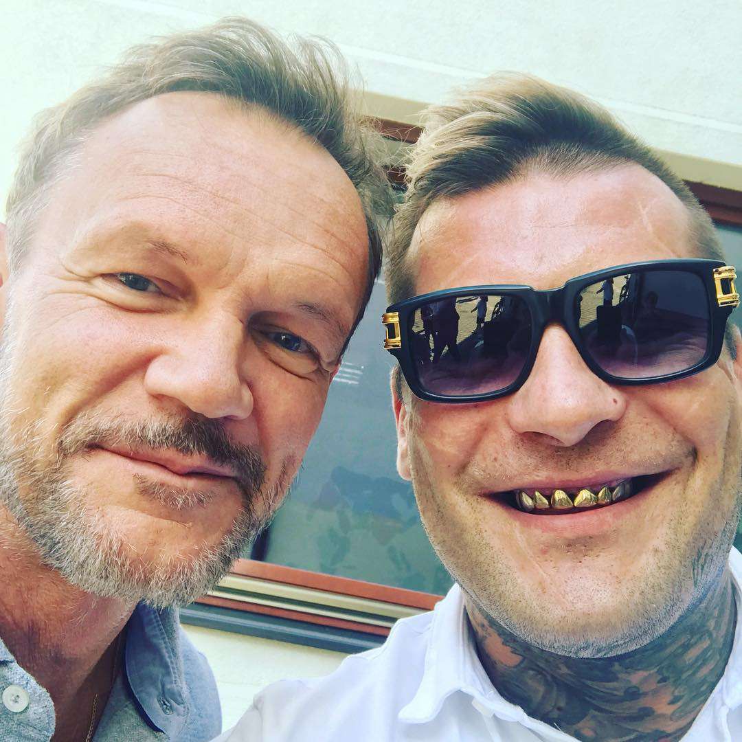 Popek i Cezary Pazura