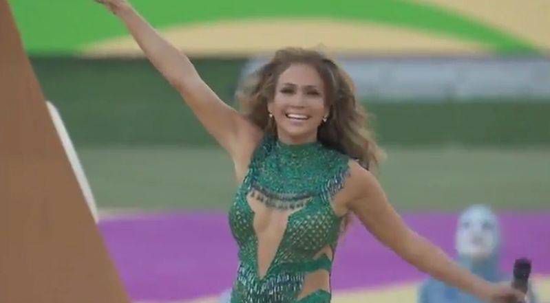 Seksowna Jennifer Lopez otworzyła Mistrzostwa Świata w piłce nożnej! Wideo
