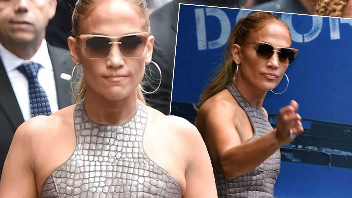 Jennifer Lopez obciachowa stylizacja