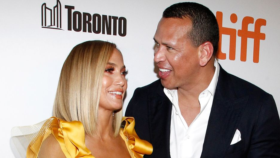 Jennifer Lopez ze swoim narzeczonym Alexem Rodriguezem