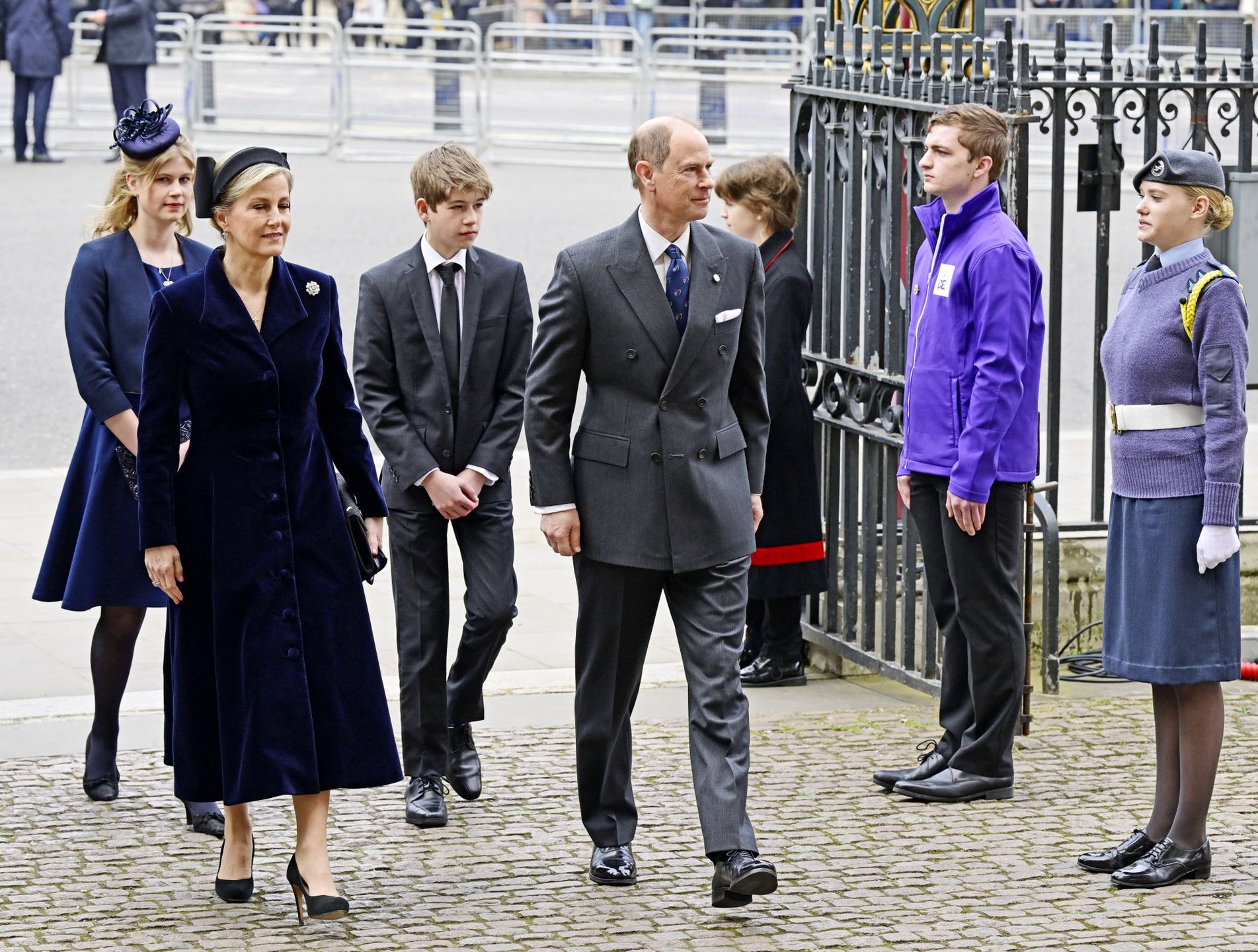 Książę Edward i hrabina Sophie z Wessex i ich syn James