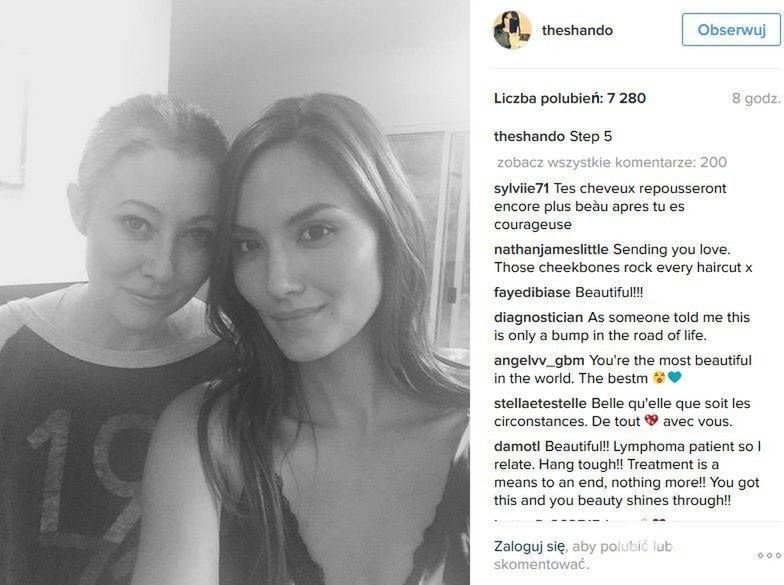 Shannen Doherty zgoliła włosy (krok 5)