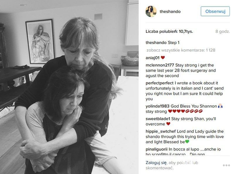 Shannen Doherty zgoliła włosy (krok 1)