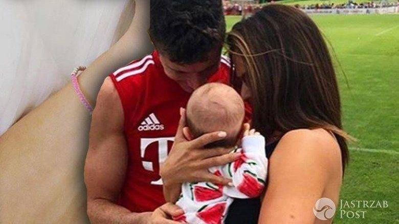 Anna Lewandowska i Klara Lewandowska kibicują Robertowi Lewandowskiemu