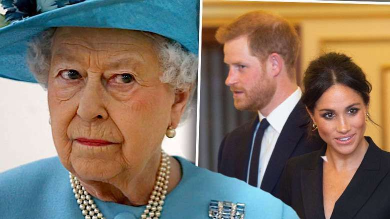 Książę Harry, Meghan Markle, królowa Elżbieta II