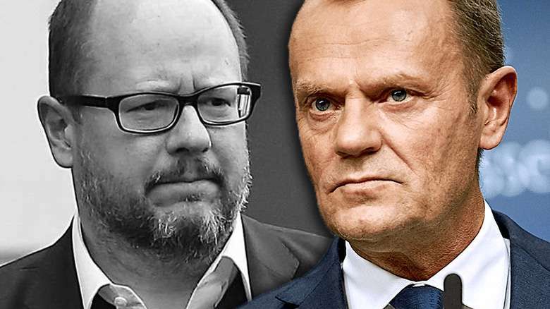 Donald Tusk Paweł Adamowicz