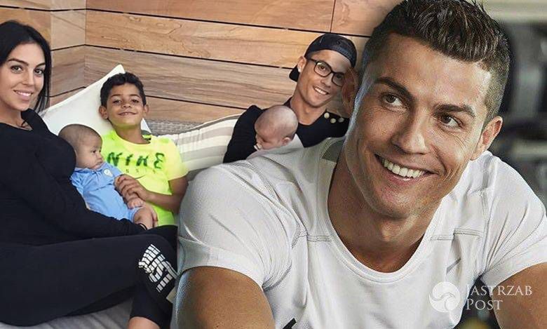 ¡Cristiano Ronaldo y Georgina Rodríguez szaleją z dziećmi na basenie! Eva i Mateo a wykapany tata!