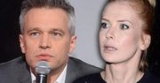 UPS! Michał Żebrowski przyłapany na gorącym uczynku! Aktor, dzierżąc imponujący bukiet kwiatów, czule całował Pazurę!