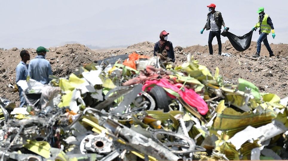 W katastrofie boeinga 737 Max w Etiopii zginęło 157 osób