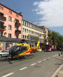 Zamiast karetki wysłali helikopter. Chwilę później maszyna zepsuła się w centrum miasta