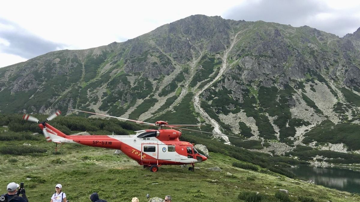 Wypadek w Tatrach. Znaleziono nieprzytomną kobietę
