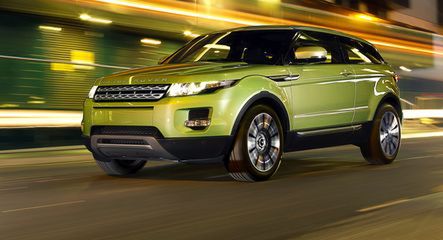 Range Rover Evoque samochodem roku 2011