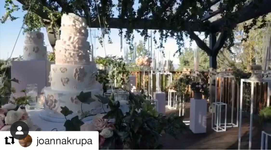 Joanna Krupa - baby shower, tort