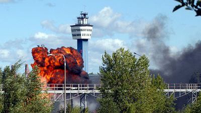 Pożar w Porcie Północnym