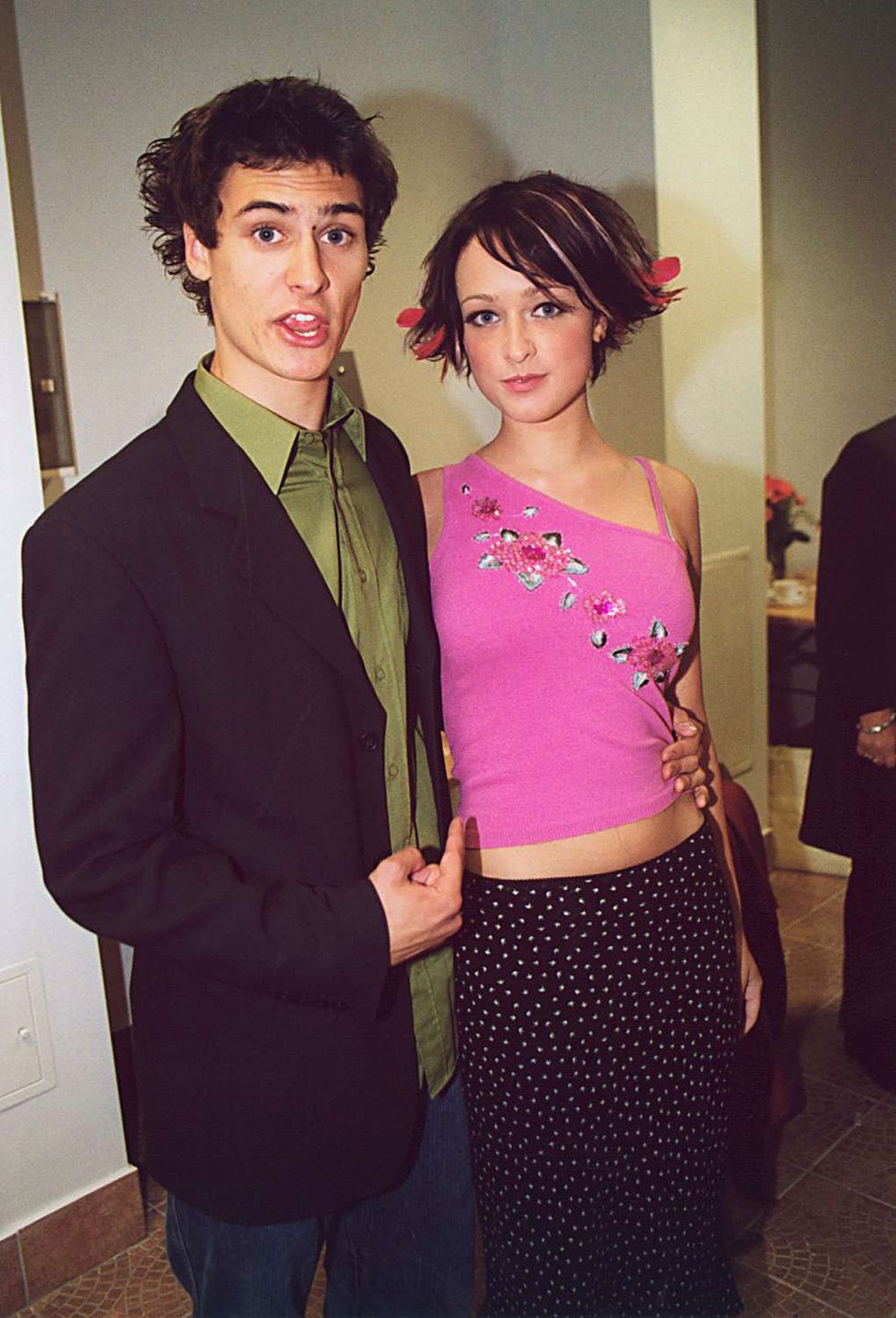 Mateusz i Matylda Damięcy w 2002 roku