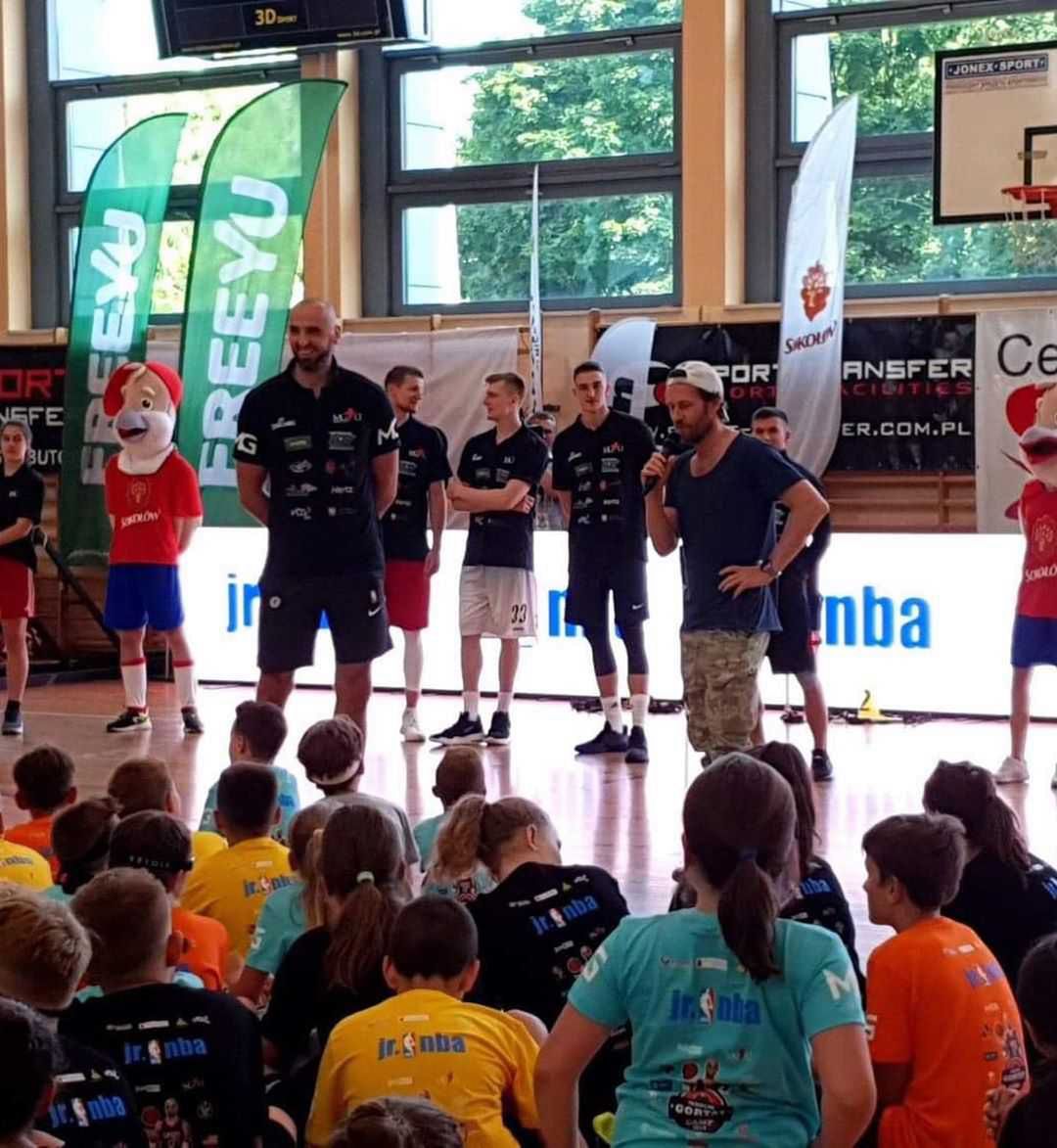 Marcin Gortat podczas MG Camp