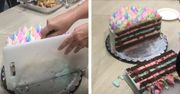 Prosty trik sprawi, że łatwo pokroisz każdy tort! Kawałki będą równe jak nigdy