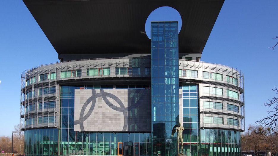 Warszawa. Siedziba Polskiego Komitetu Olimpijskiego.