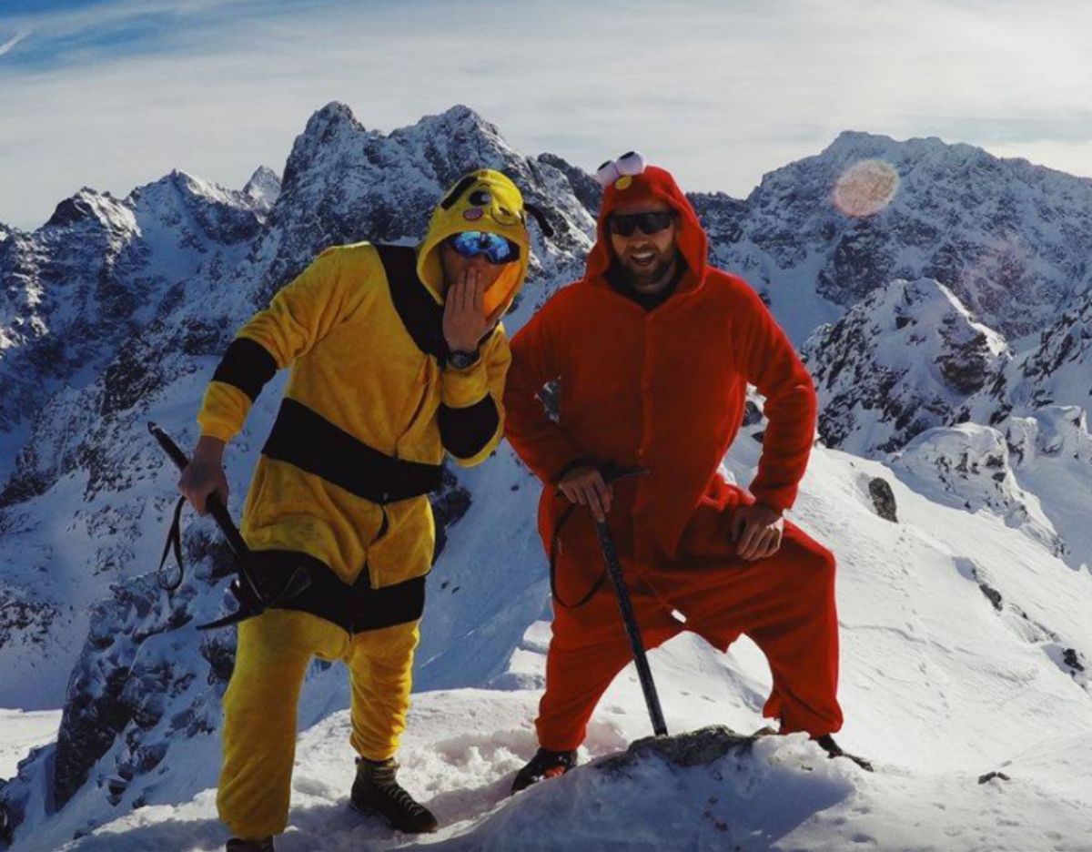 Elmo i Pikachu zdobyli Tatry. Internauci zachwyceni pomysłowymi turystami