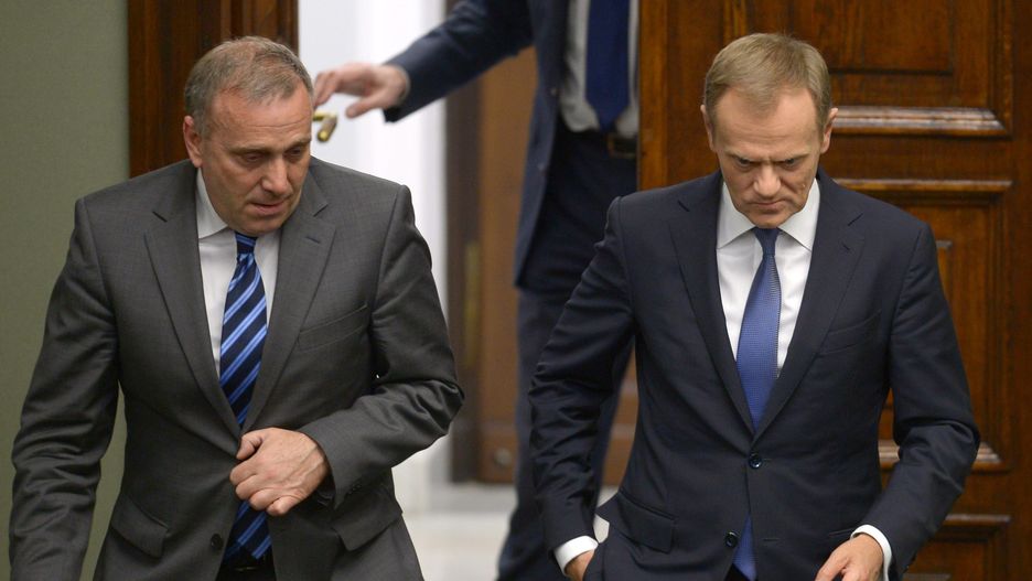 Grzegorz Schetyna i Donald Tusk