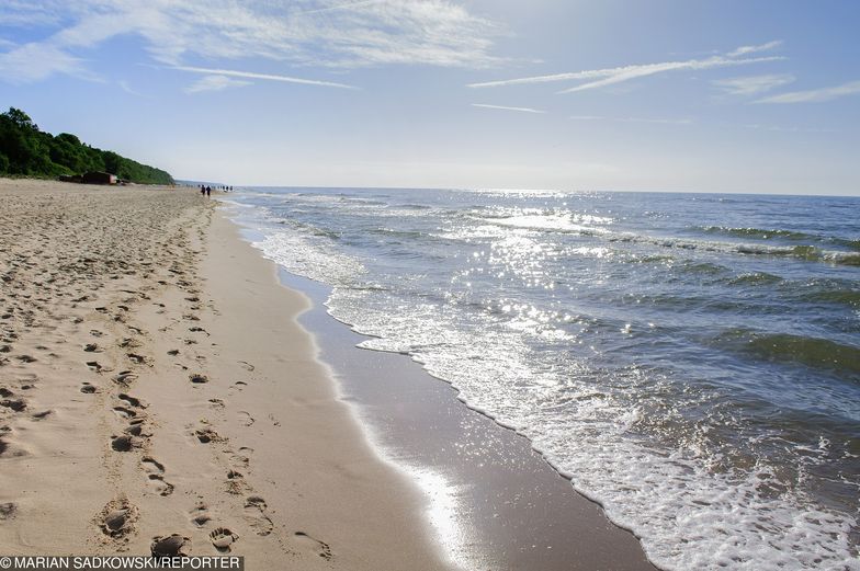 Biedronkę w Ustroniu Morskim dzieli od plaży zaledwie 100 metrów