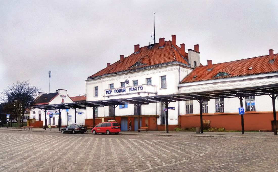 Dworzec PKP Toruń Miasto - po wyczyszczeniu