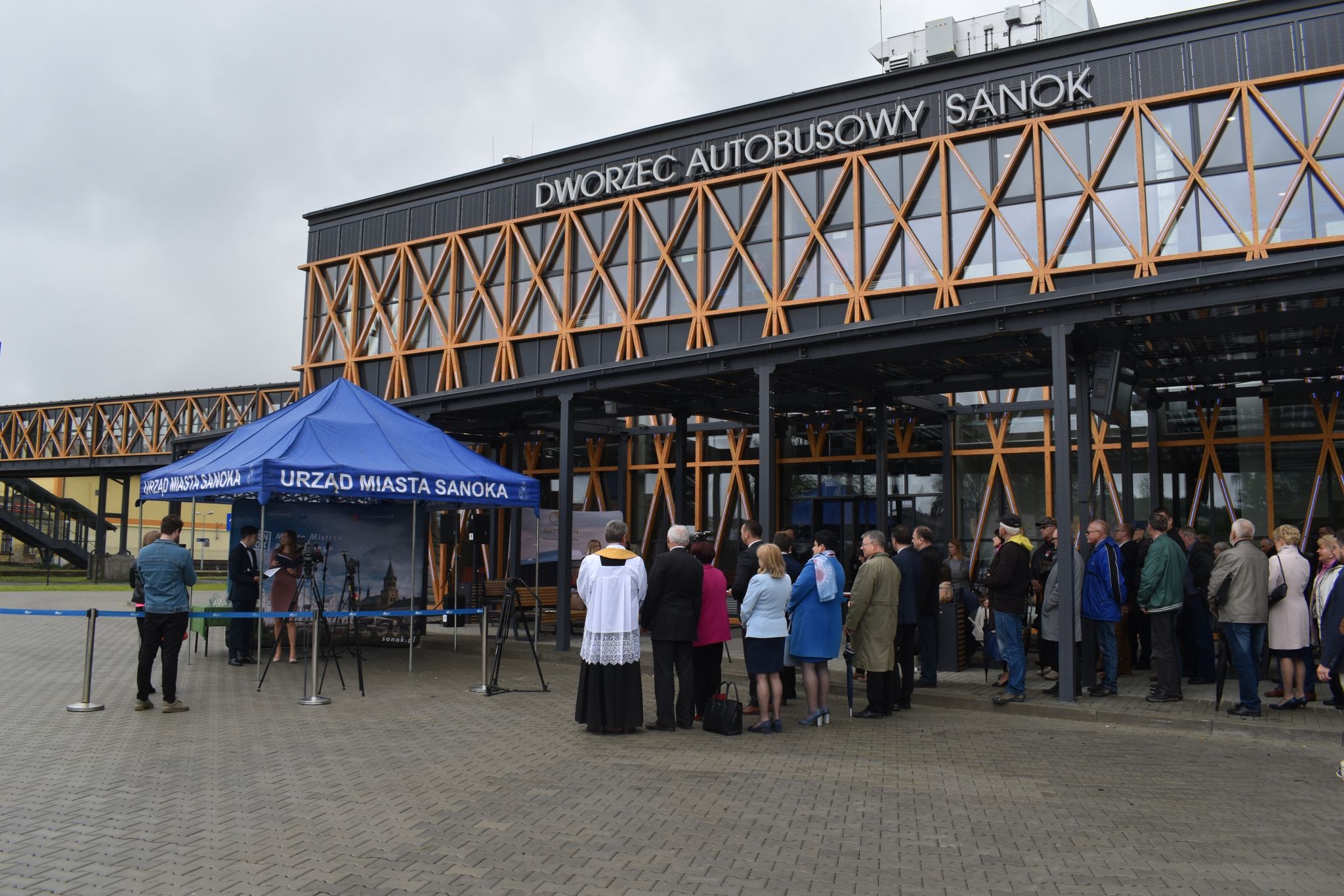 Tak prezentował się Dworzec Autobusowy Sanok w dniu otwarcia.