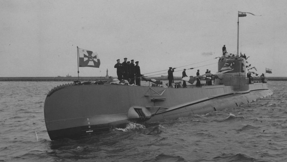 ORP Orzeł i jego załoga na zdjęciu z początku 1939 r.