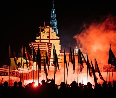 Race na Jasnej Górze. Tak pielgrzymowali narodowcy
