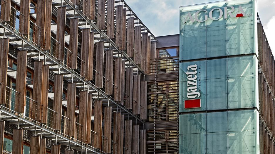 Protest w siedzibie "Gazety Wyborczej"