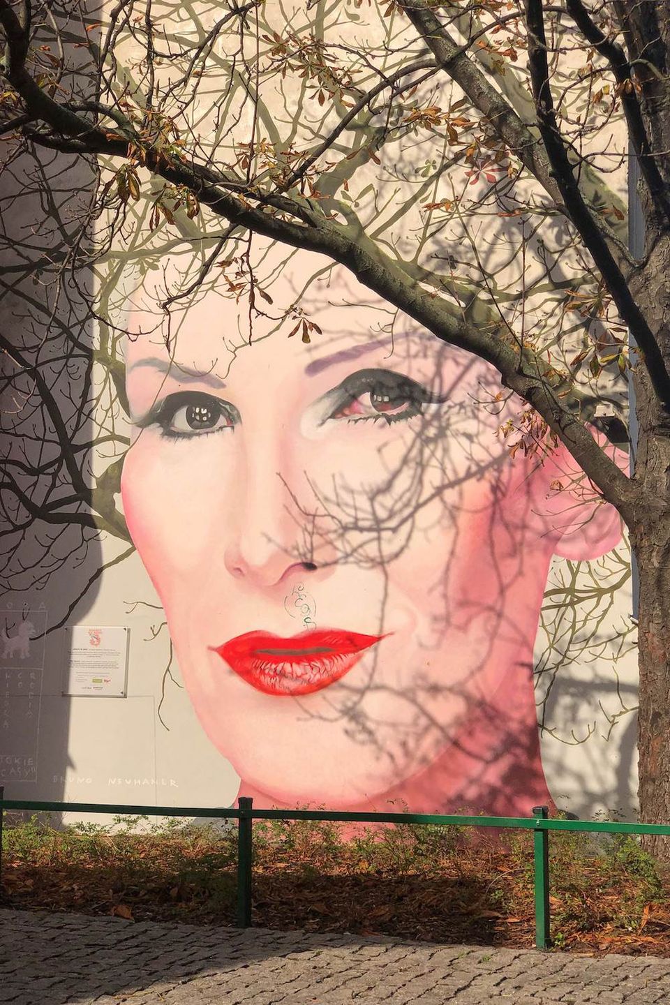 Zdewastowano mural Kory