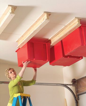 Garage Ceiling Sliding Storage