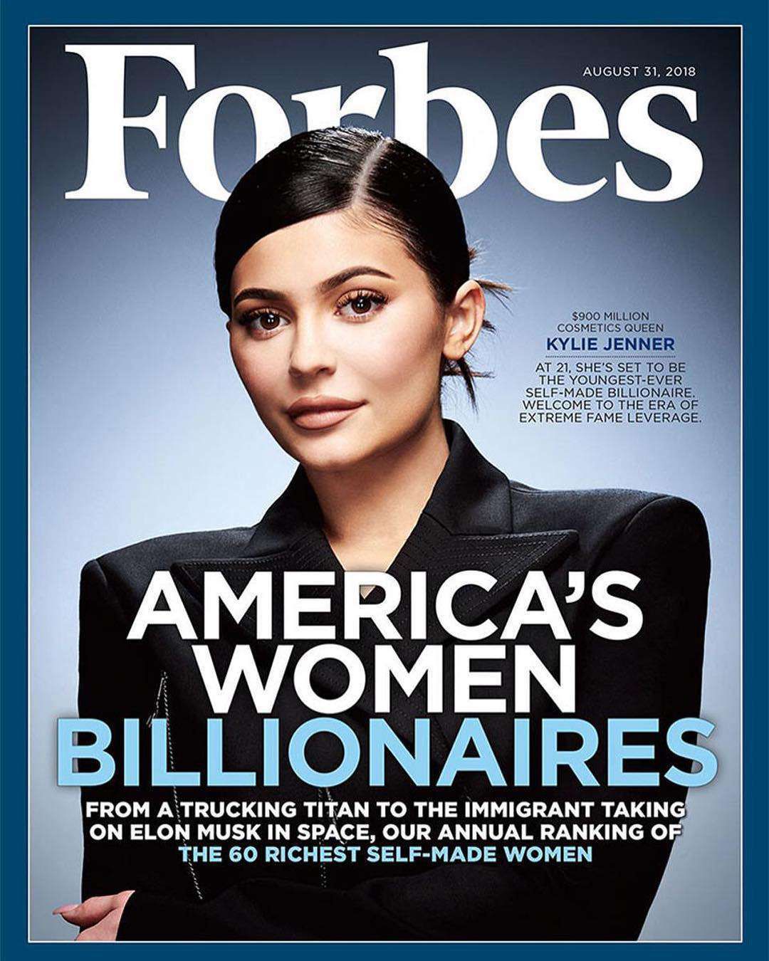 Kylie Jenner najbogatszą najmłodszą kobietą na świecie