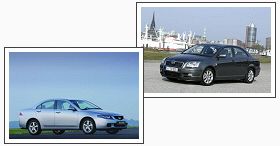 Toyota Avensis kontra Honda Accord