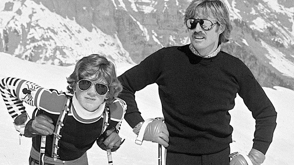 Robert Redford z synem Jamesem
