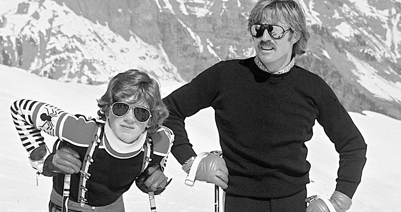 Robert Redford z synem Jamesem