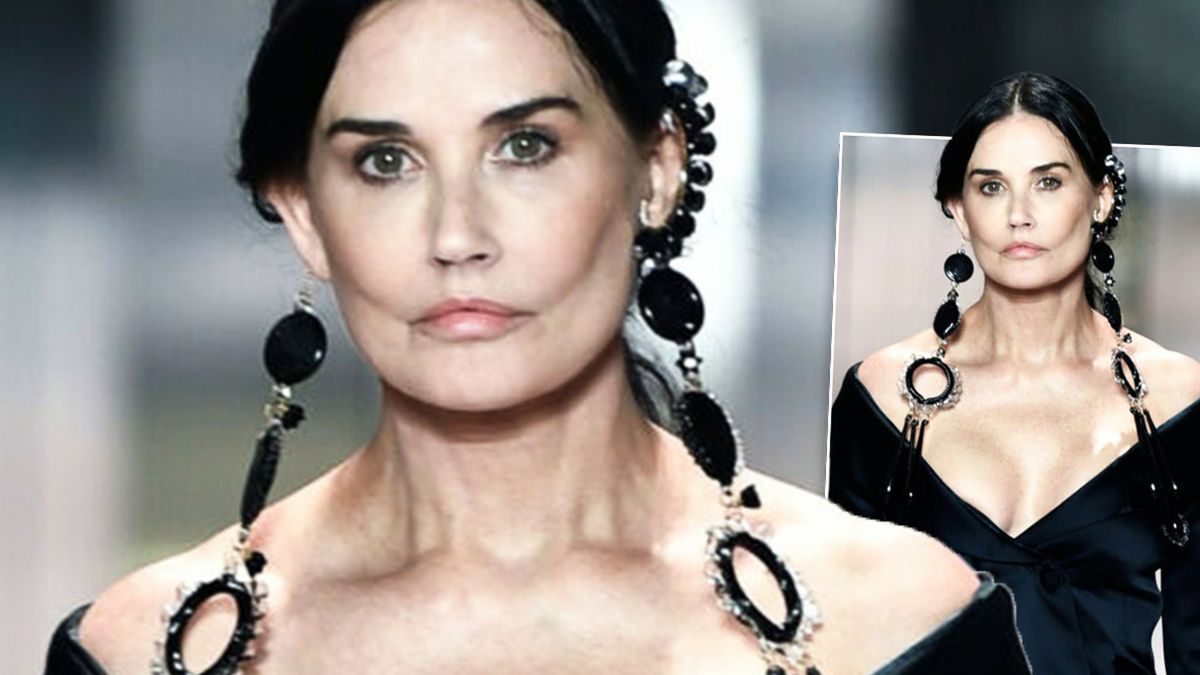 58-letnia Demi Moore na wybiegu u Fendi. Co ona zrobiła z twarzą?! Te zdjęcia zszokowały dzisiaj świat