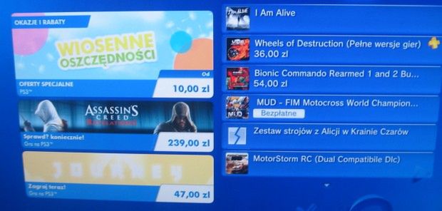 Aktualizacja polskiego PlayStation Store - Wiosna rozkwita wyprzedażami