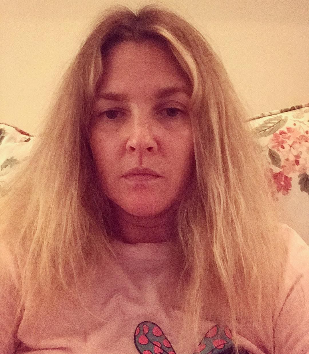 Smutna Drew Barrymore na Instagramie. Powodem były włosy