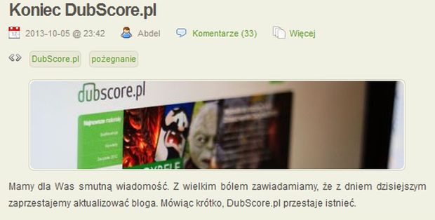 Oni nie dzwonili po windę - historia DubScore.pl