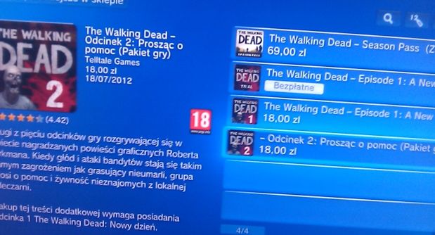 Krótka piłka: Drugi odcinek The Walking Dead trafił właśnie do polskiego PS Store