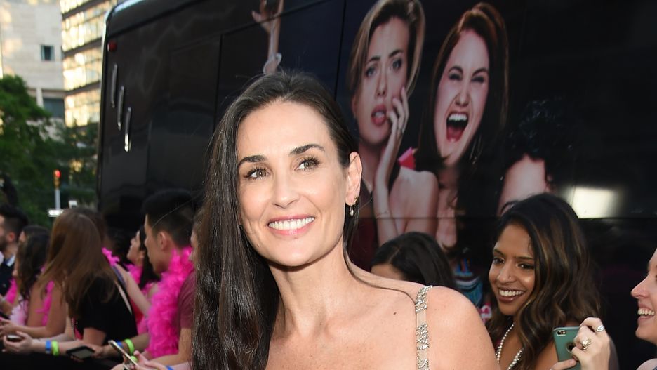 Demi Moore promująca komedię "Ostra noc"