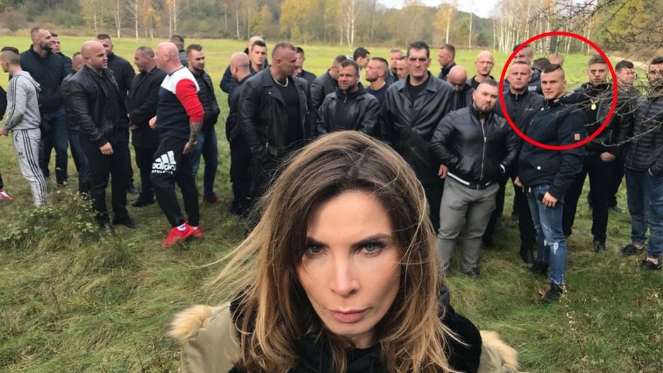 Agnieszka Dygant na planie nowego filmu Vegi.