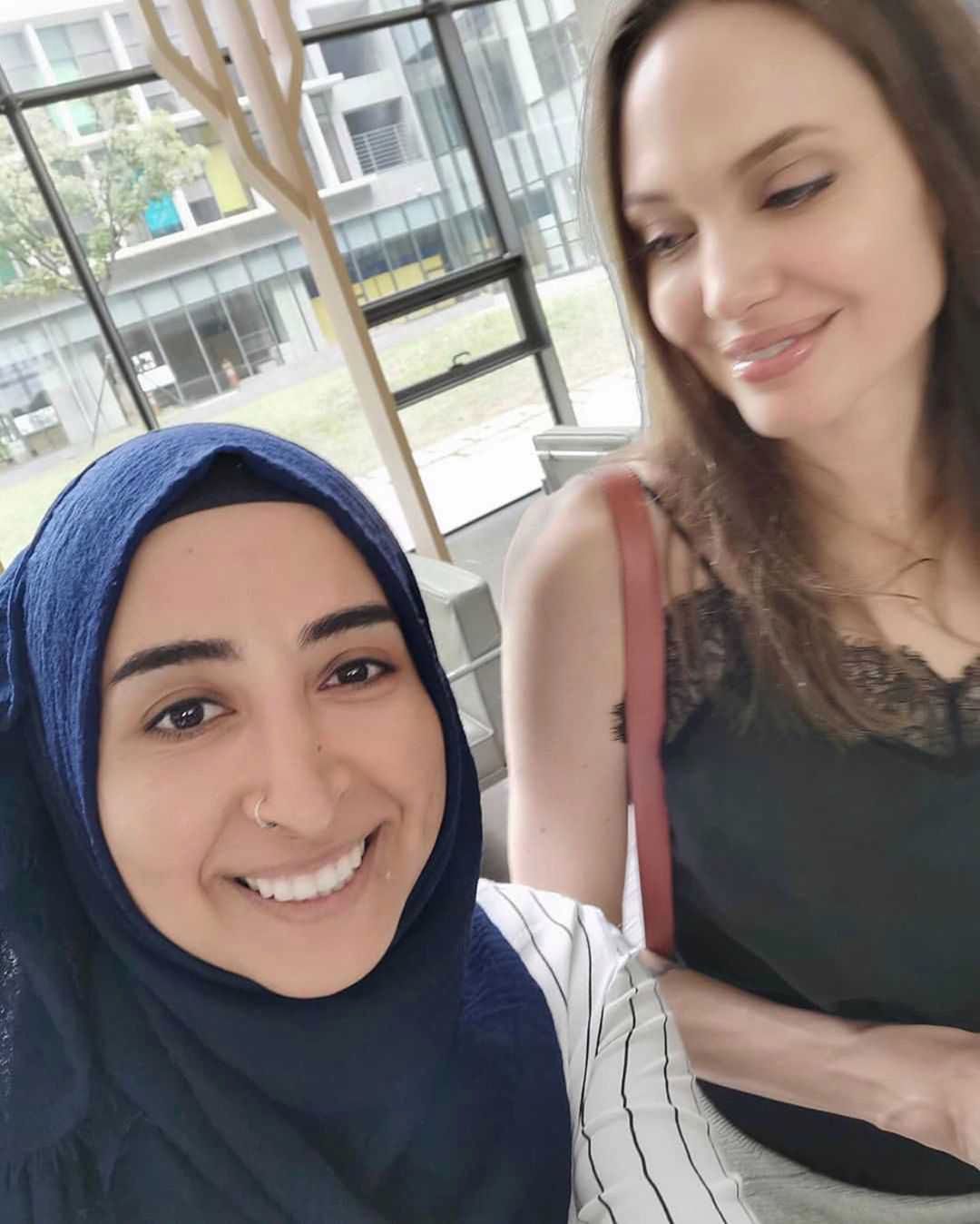 Angelina Jolie odwiedziła Uniwersytet Yonsei